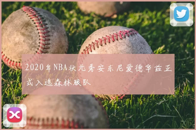 2020年NBA状元秀安东尼爱德华兹正式入选森林狼队